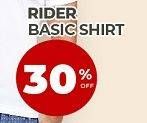 Promo Harga RIDER T-Shirt Pria  - Carrefour