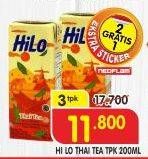 Promo Harga Hilo Thai Tea per 3 box 200 ml - Superindo