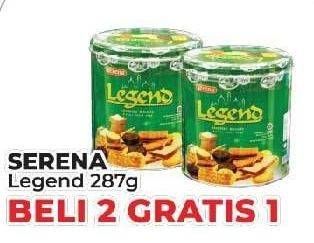 Promo Harga SERENA Biskuit Legend 287 gr - Yogya