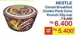 Promo Harga NESTLE KOKO KRUNCH Cereal Breakfast Combo Pack 32 gr - Indomaret