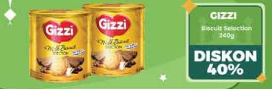 Promo Harga Gizzi Festive Milk Biscuit Selection 240 gr - Yogya