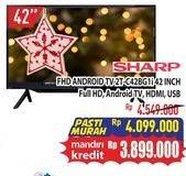 Promo Harga Sharp 2T-C42BG1i | Full HD Android TV 42"  - Hypermart