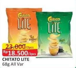 Promo Harga CHITATO Lite Snack Potato Chips All Variants 68 gr - Alfamart
