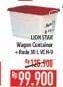 Promo Harga LION STAR Wagon Container + Roda VCH-9 30 ltr - Hypermart