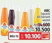 Promo Harga ABC Syrup Squash Delight All Variants 460 ml - LotteMart