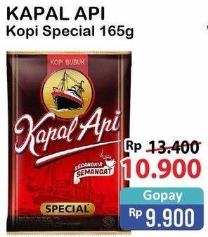 Promo Harga Kapal Api Kopi Bubuk Special 165 gr - Alfamart