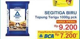 Promo Harga Bogasari Tepung Terigu Segitiga Biru 1 kg - Indomaret