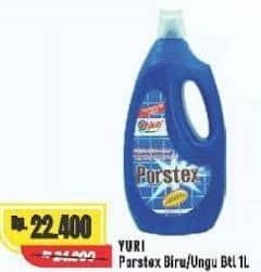 Promo Harga Yuri Porstex Pembersih Porselen Biru, Purple 1000 ml - Alfamart