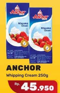 Promo Harga Anchor Whipping Cream 250 ml - Yogya