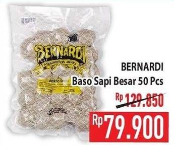 Promo Harga BERNARDI Bakso Sapi Besar 50 pcs - Hypermart