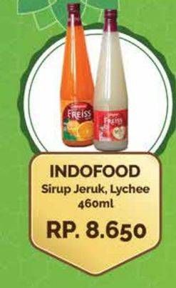 Promo Harga Freiss Syrup Squash Lychee, Orange 500 ml - Yogya
