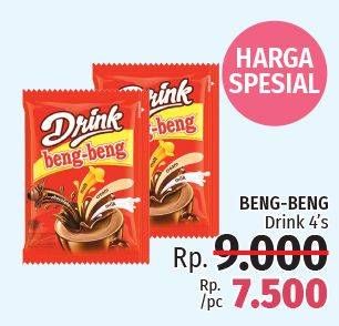 Promo Harga Beng-beng Drink per 4 sachet - LotteMart