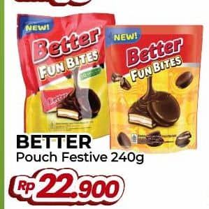 Promo Harga Roma Better Sandwich Funbites 240 gr - Yogya