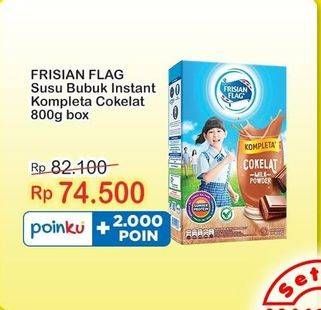 Promo Harga Frisian Flag Susu Bubuk Kompleta Cokelat 800 gr - Indomaret