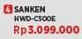 Promo Harga Sanken HWD-C500E Dispenser Duo Gallon  - COURTS