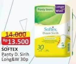 Promo Harga Softex Pantyliner Daun Sirih Longer And Wider 30 pcs - Alfamart