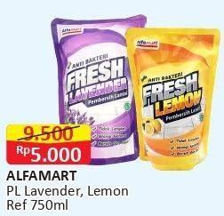 Promo Harga ALFAMART Pembersih Lantai Lemon, Lavender 750 ml - Alfamart