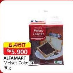 Promo Harga Alfamart Meises Cokelat 90 gr - Alfamart