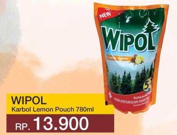 Promo Harga WIPOL Karbol Wangi Lemon 780 ml - Yogya