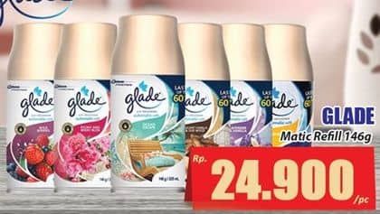 Promo Harga Glade Matic Spray Refill 146 ml - Hari Hari