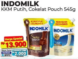 Promo Harga Indomilk Susu Kental Manis Cokelat, Plain 545 gr - Alfamart