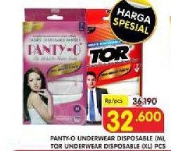 Promo Harga Disposable Underwear  - Superindo