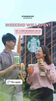 Promo Harga Weekend Well Spent  - Starbucks