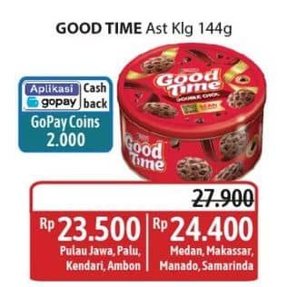 Promo Harga Good Time Chocochips Assorted Cookies Tin 149 gr - Alfamidi