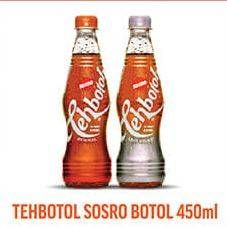 Promo Harga SOSRO Teh Botol 450 ml - Hypermart