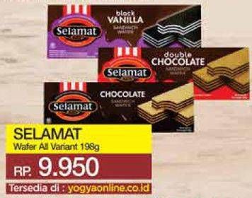 Promo Harga SELAMAT Wafer All Variants 198 gr - Yogya