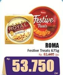 Promo Harga Roma Festive Treats 675 gr - Hari Hari