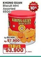 Promo Harga Khong Guan Assorted Biscuit Red Mini 650 gr - Indomaret