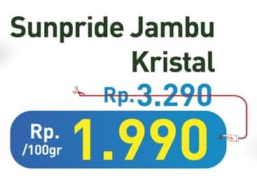 Promo Harga Sunpride Jambu Crystal per 100 gr - Hypermart