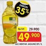 Promo Harga 365 Minyak Jagung 1000 ml - Superindo