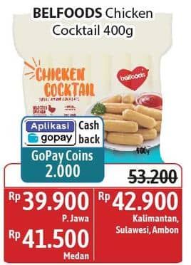 Promo Harga Belfoods Chicken Sausages Cocktail 400 gr - Alfamidi