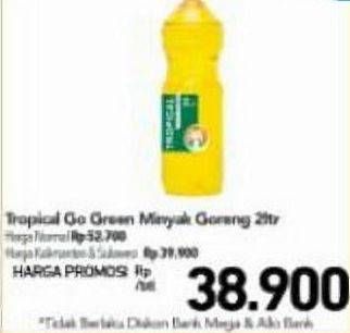 Promo Harga Tropical Minyak Goreng 2000 ml - Carrefour