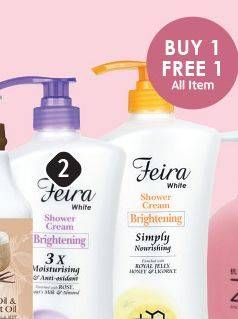 Promo Harga FEIRA Shower Cream 1000 ml - LotteMart