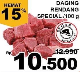 Promo Harga Daging Rendang Sapi Spesial per 100 gr - Giant