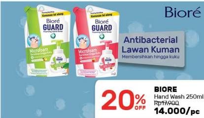 Promo Harga BIORE Hand Soap Antiseptic 250 ml - Guardian
