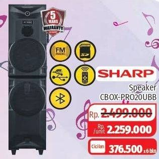 Promo Harga SHARP C-BOX-PRO20UBB  - Lotte Grosir