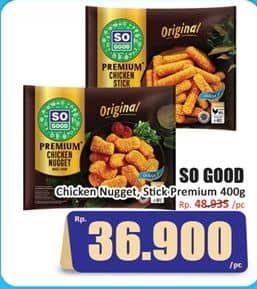 Promo Harga So Good Chicken Stick Premium 400 gr - Hari Hari