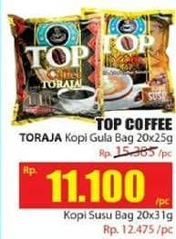 Promo Harga Top Coffee Kopi Toraja 20 pcs - Hari Hari