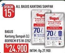 Promo Harga BAGUS Kantong Sampah W22521 8 pcs - Hypermart