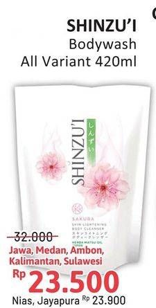 Promo Harga Shinzui Body Cleanser All Variants 420 ml - Alfamidi