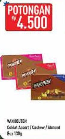 Promo Harga VAN HOUTEN Chocolate Assortment, Cashews, Almonds 130 gr - Hypermart
