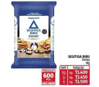 Promo Harga Bogasari Tepung Terigu Segitiga Biru 1000 gr - Lotte Grosir