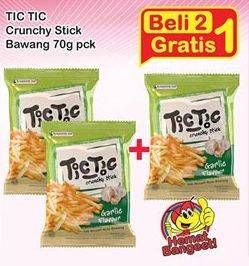 Promo Harga TIC TIC Snack Crunchy Stick per 2 pcs 70 gr - Indomaret