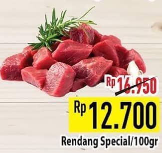 Promo Harga Daging Rendang Sapi per 100 gr - Hypermart