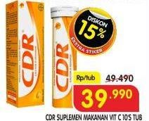 Promo Harga CDR Suplemen Makanan 10 pcs - Superindo