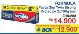 Promo Harga FORMULA Pasta Gigi per 2 pcs 160 gr - Indomaret